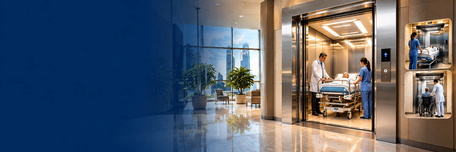Hospital elevator solutions